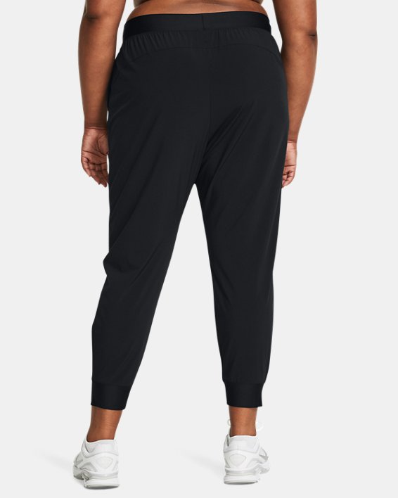 Pantalon taille haute UA Armour Sport Woven pour femme, Black, pdpMainDesktop image number 1
